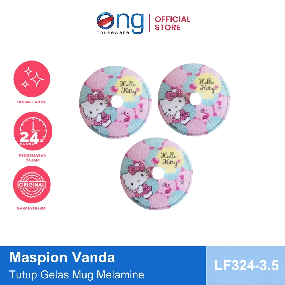Ong Houseware - Tutup Gelas Mug Melamine 3,5 Inch Maspion Vanda LF324-3.5