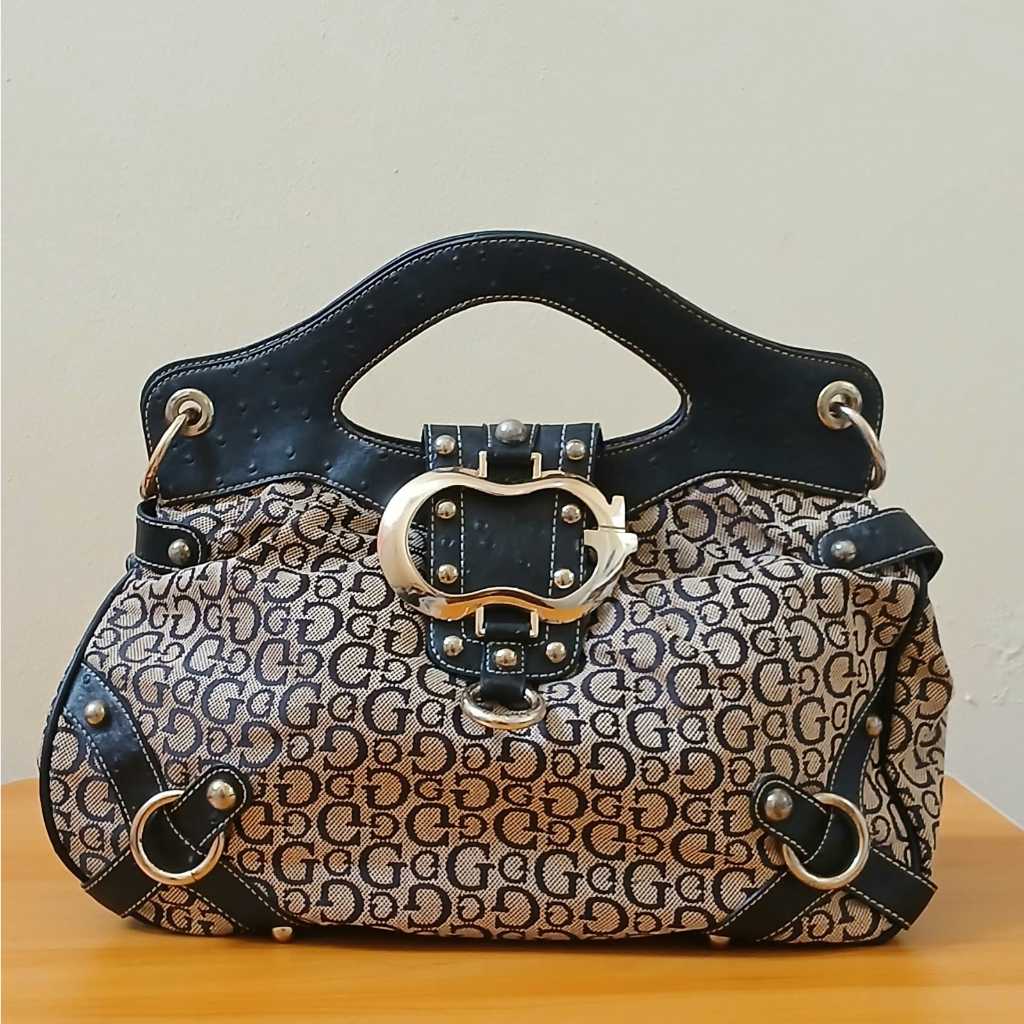 (PRELOVED) TAS ORIGINAL GUESS KULIT BURUNG ASLI - KULBUR