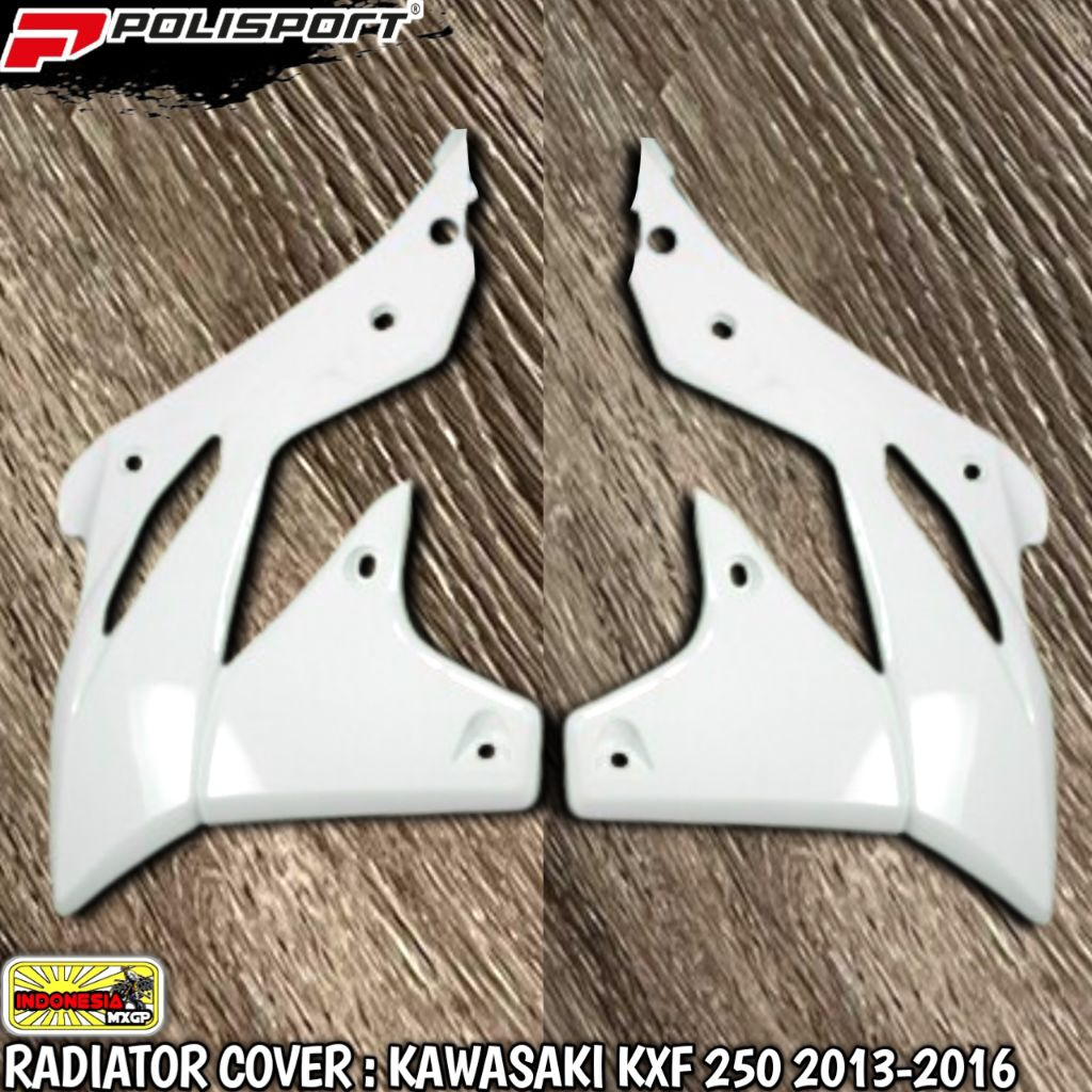 KAWASAKI KX - KXF 250 F 2013 2014 2015 2016 - POLISPORT RADIATOR SCOOP TANK COVER BODY KIT - SAYAP S