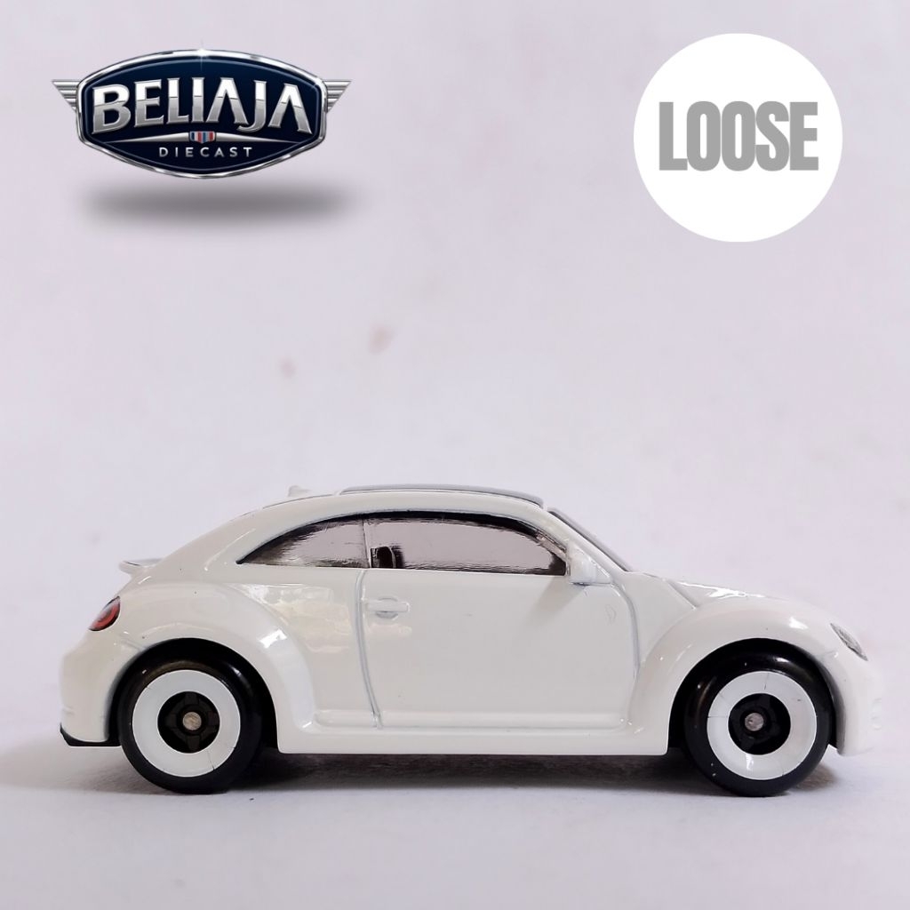 HOT WHEELS 2012 VOLKSWAGEN BEETLE WHITE LOOSE