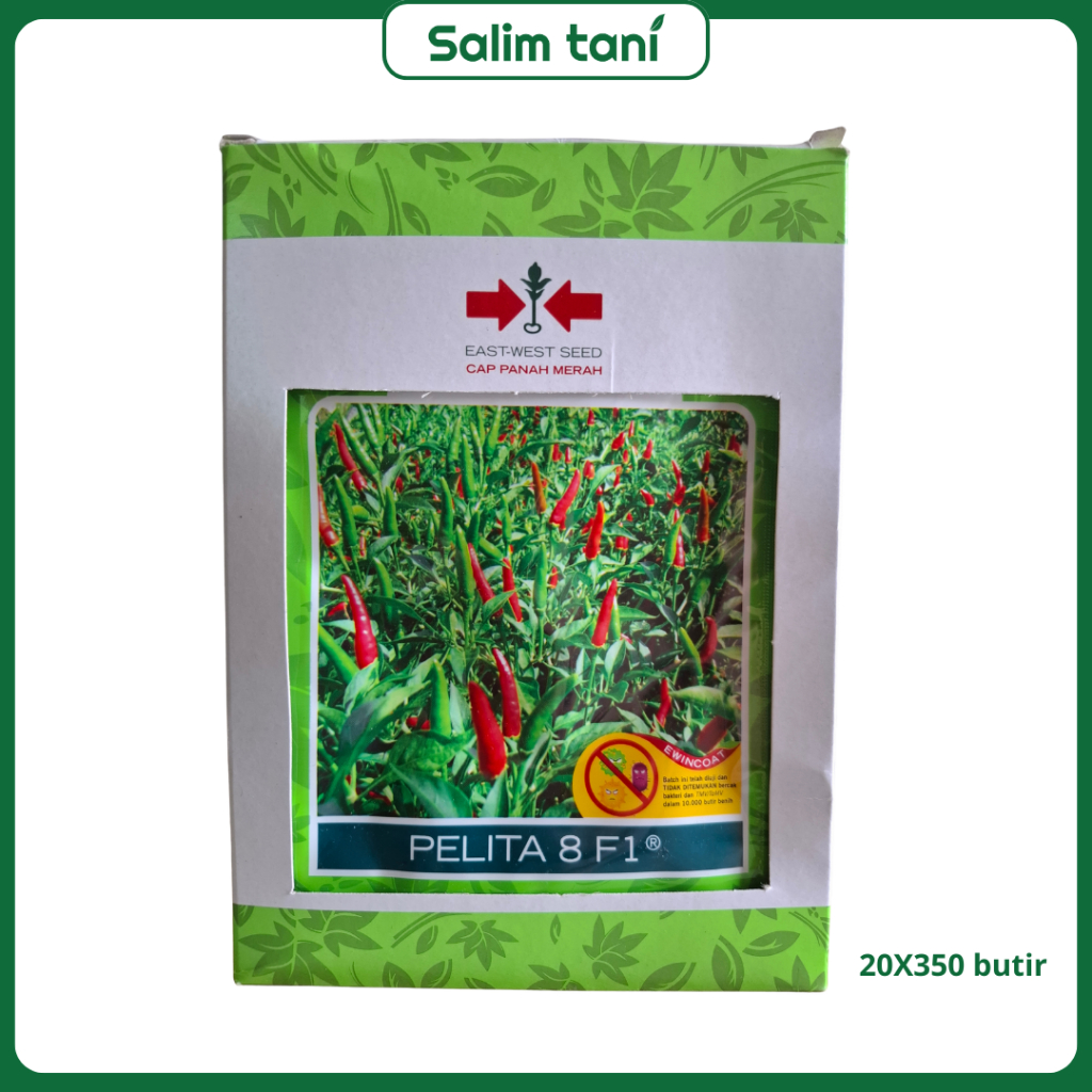 Benih Cabe Rawit Pelita F1 Pedas Produksi Tinggi - 1 Kotak Isi 20 Bungkus