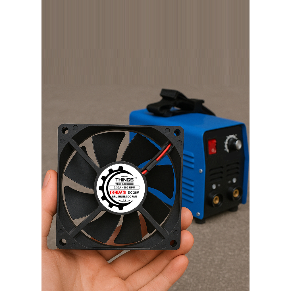 Kipas Mesin Las DC 28V 9CM Fan Pendingin Industri