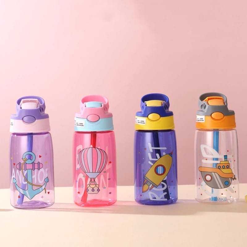 Botol Air Minum Anak 350ml / Botol motif Anak TK / Botol Minum Souvenir Ultah