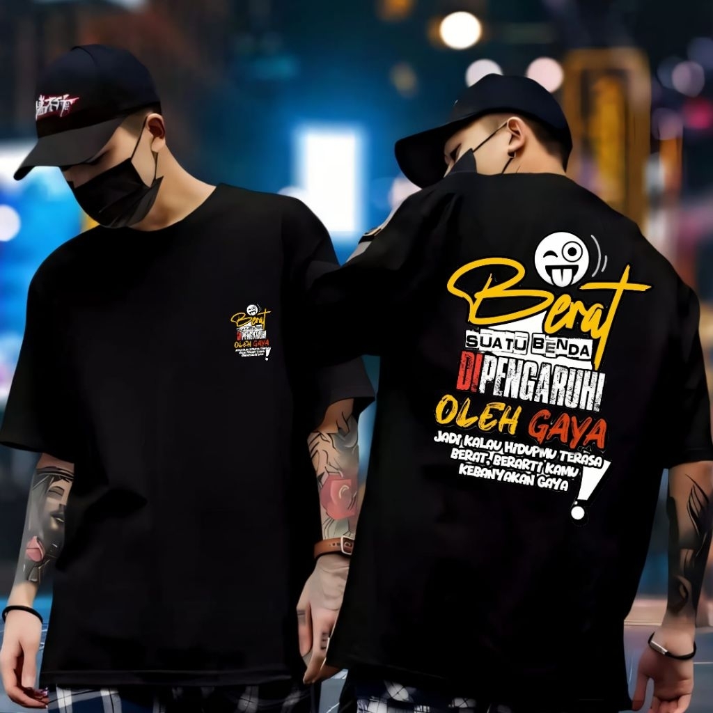 (COD)atasan baju kaos katun combed pria/wanita kata-kata bijak tshirt banyak gaya