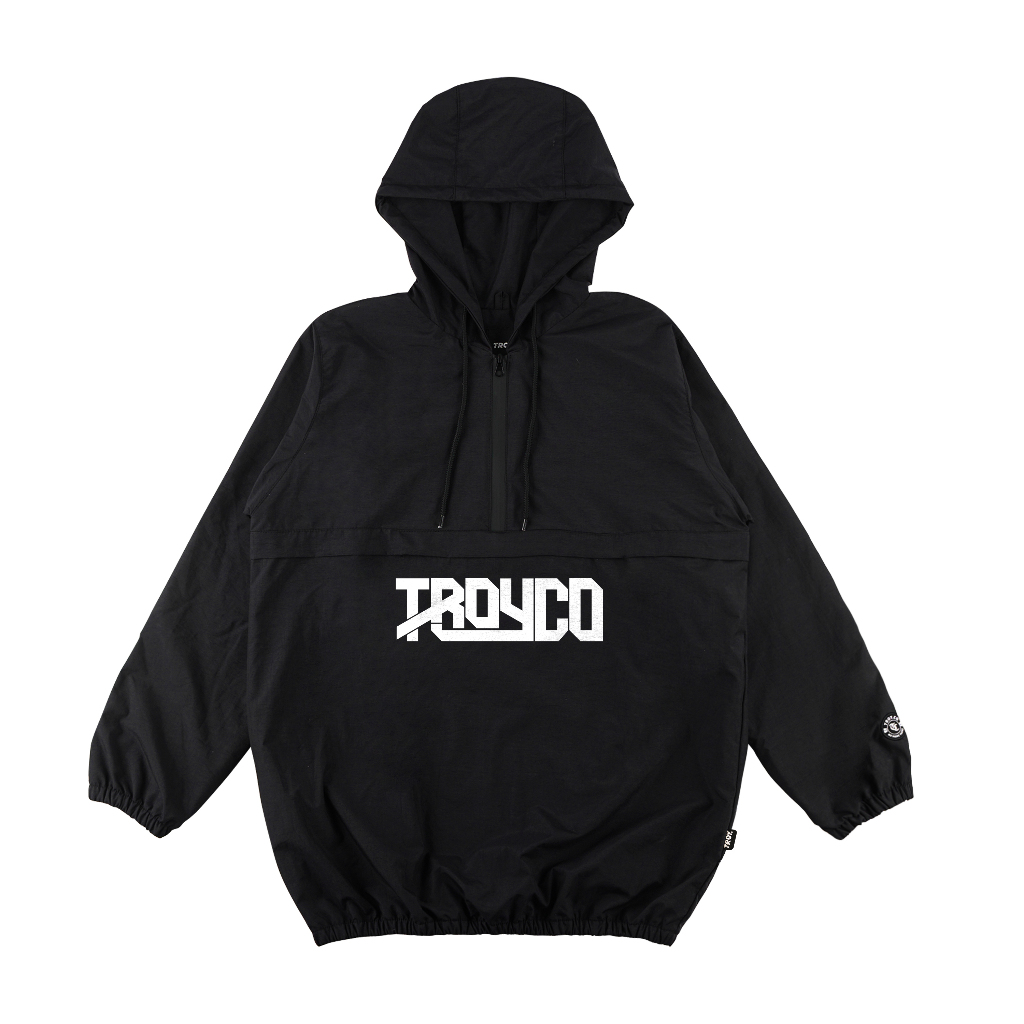 Troy Company Jacket Cagoule Black Teghout - Jaket Cagoule Hitam JCG 3319