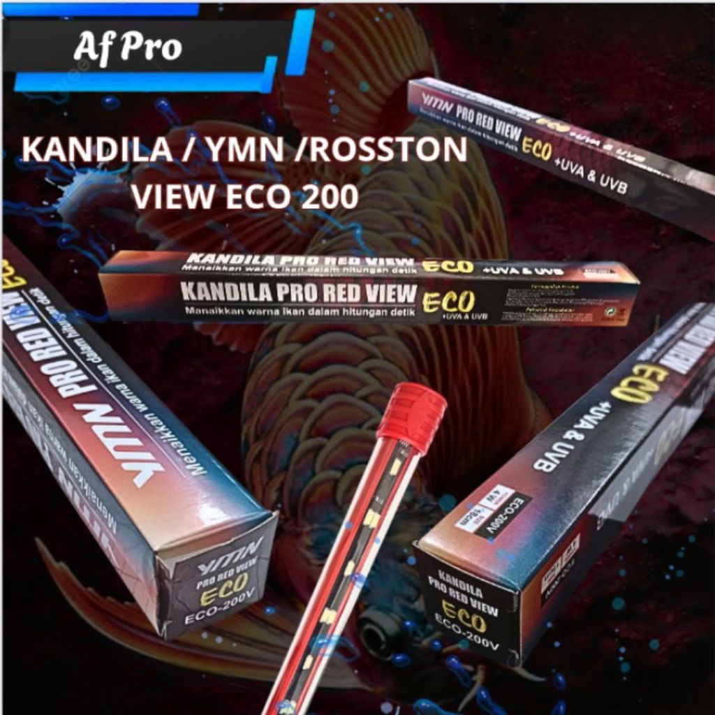 YMN / ROSSTON / KANDILA PRO RED VIEW ECO 200 Lampu Celup Led Tanning Aquarium Aquascape