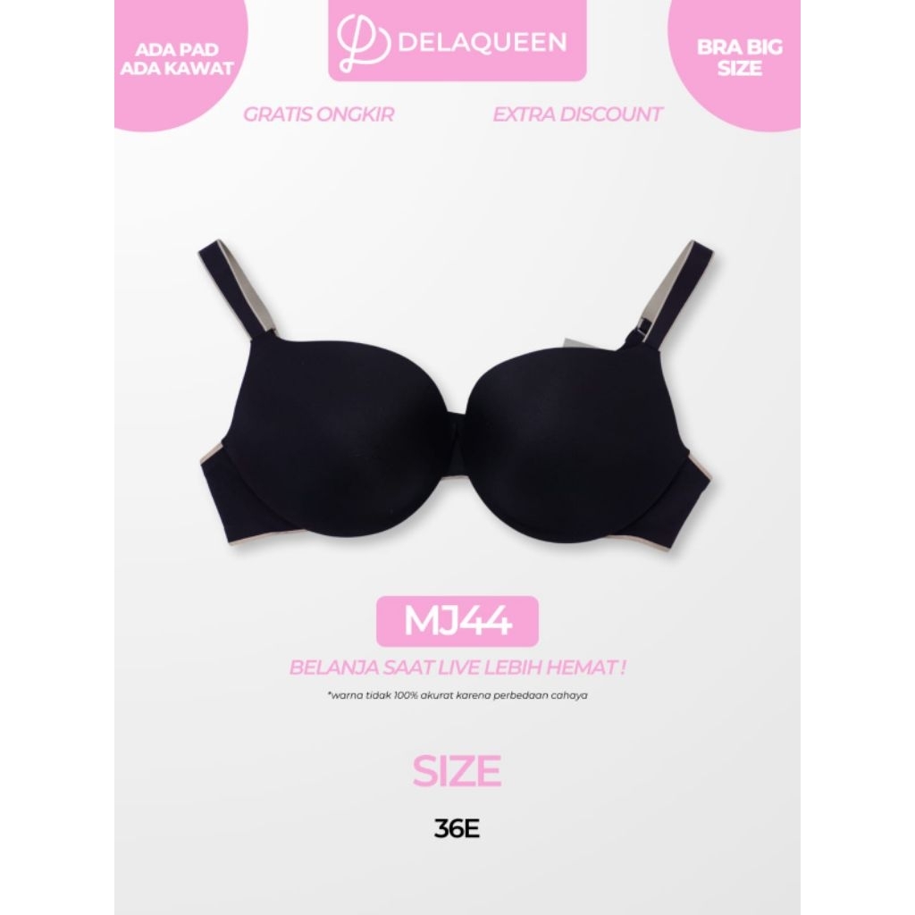 Delaqueen | Bra Big Size Bra Jumbo Bh Big Size 34B 34C 36DD 36E 38C MJ44