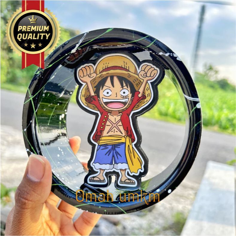 BLADU LUFFY 4 INCH - BLADU ONE PIECE LAYANGAN JARI JARI GULUNGAN WAROK BLADU RACING SENAR 4 INCHI KE