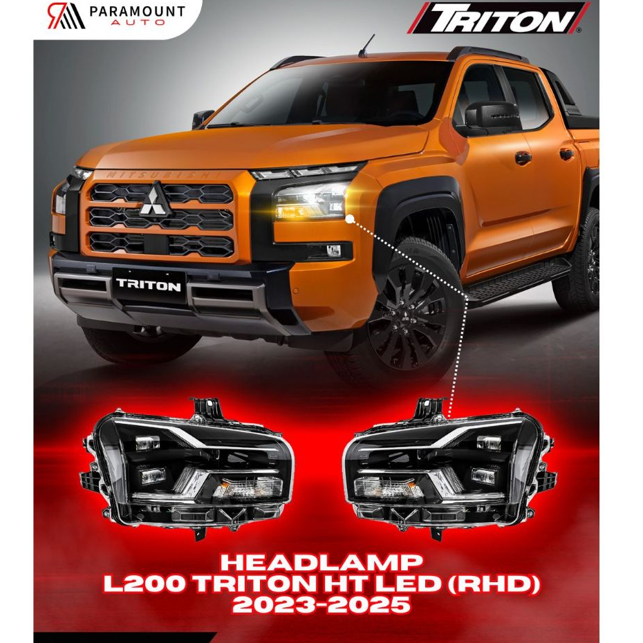 HEADLAMP MITSUBISHI L200 TRITON HT LED (RHD) 2023 - 2025