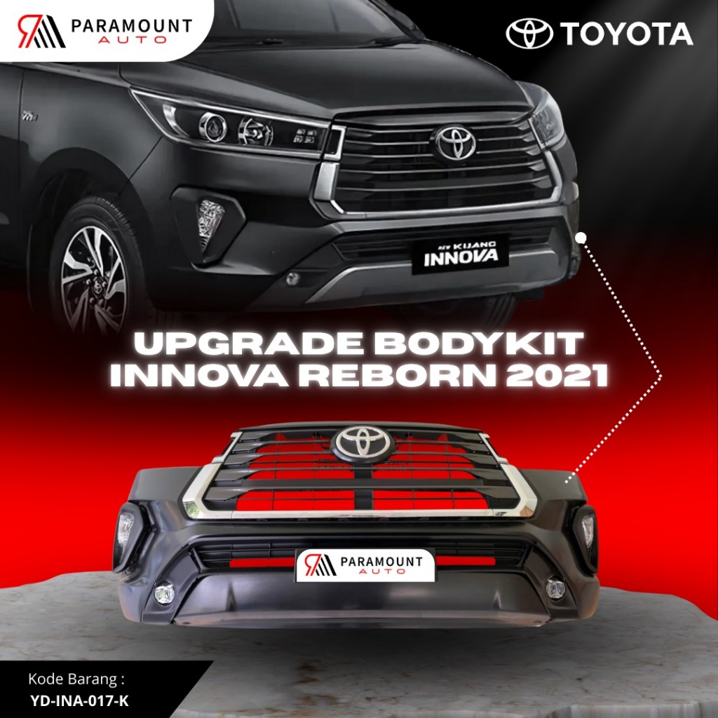 BODYKIT TOYOTA INNOVA REBORN 2021 FACELIFT VENTURER - SET KOMPLIT OEM PLUG & PLAY