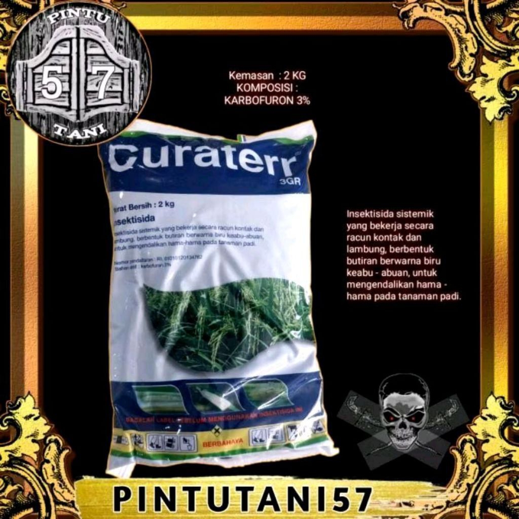 CURATER 3GR (FURADAN) KEMASAN 2KG