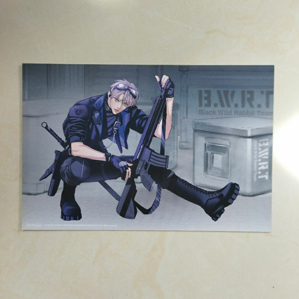 (ready stock) Postcard Lezhin Season Greetings Calendar 2023 Jooha BWRT SG23 Pearl Boy Black Wild Ra