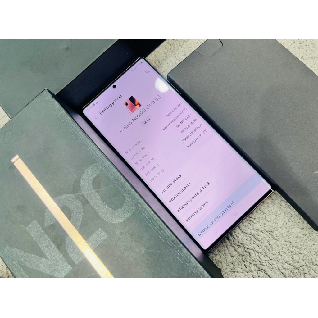 Samsung Note 20 Ultra 5G Ram 12/256gb