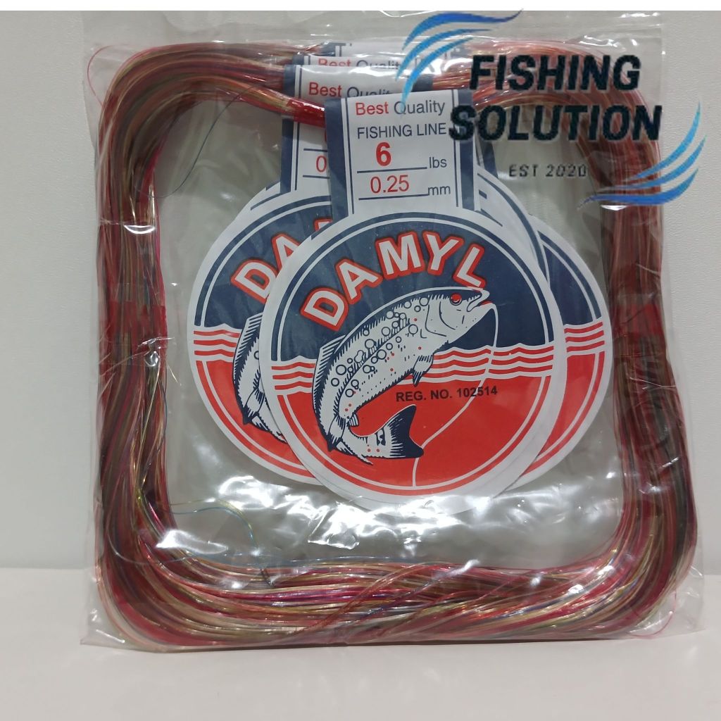 Senar Pancing Goldenfish Golden Fish Damyl / Damil 300 Meter - 0.25 mm - 6 lbs - Mambo / Pelangi