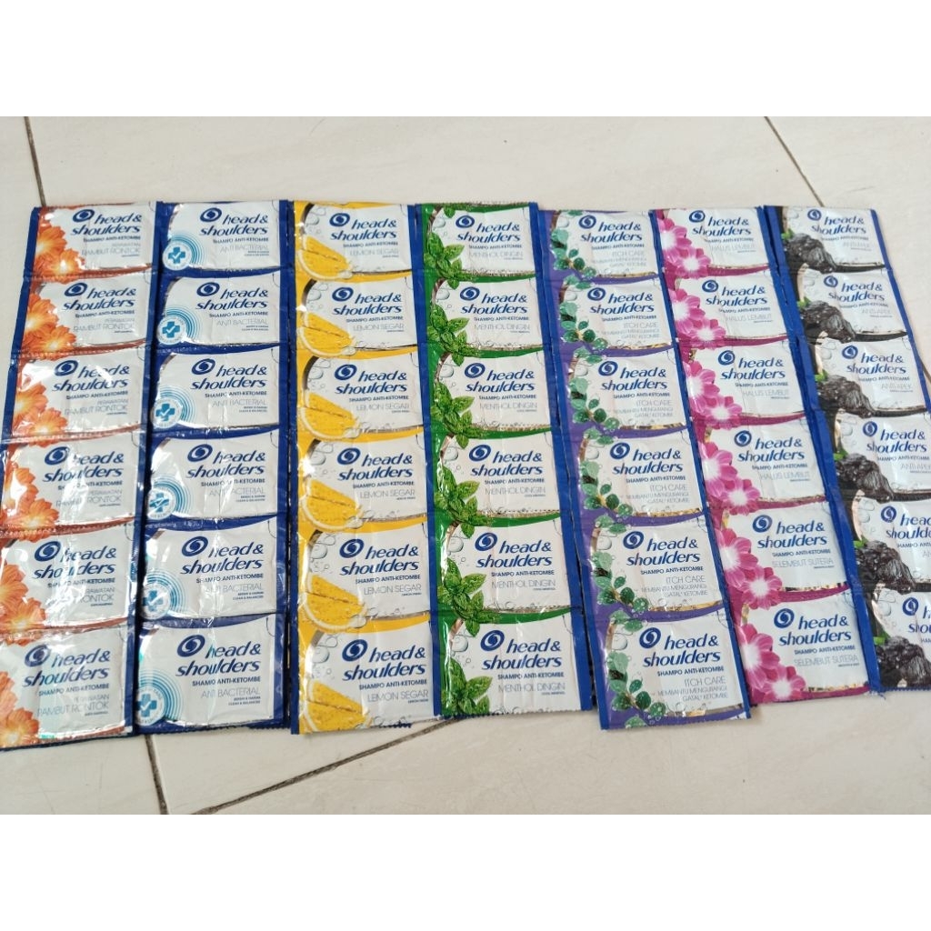 SHAMPOO HEAD AND SHOULDERS RENCENG, 12 SACHET