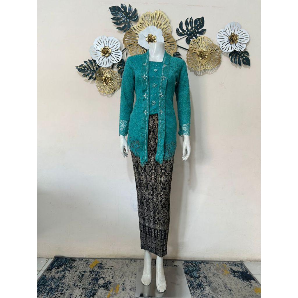 SETELAN PLISKET KUTU BARU BROKAT PAYET/KUTU BARU PAYET MODERN/KEBAYA WISUDA/KEBAYA PESTA/KEBAYA KEKI