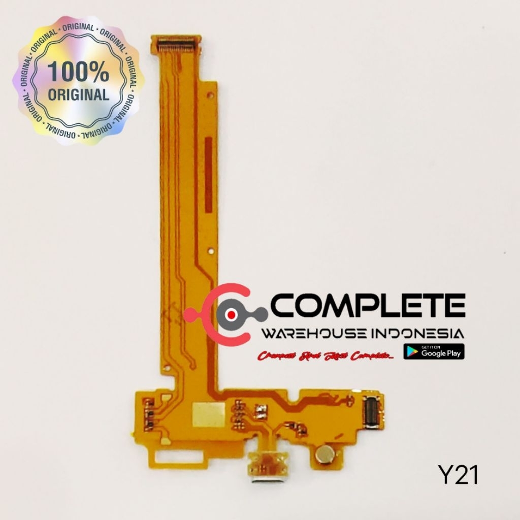 FLEXIBLE BOARD CAS VIVO Y21 / KONEKTOR CAS VIVO Y21 / PLUG IN BOARD CHARGER VIVO Y21 ORIGINAL