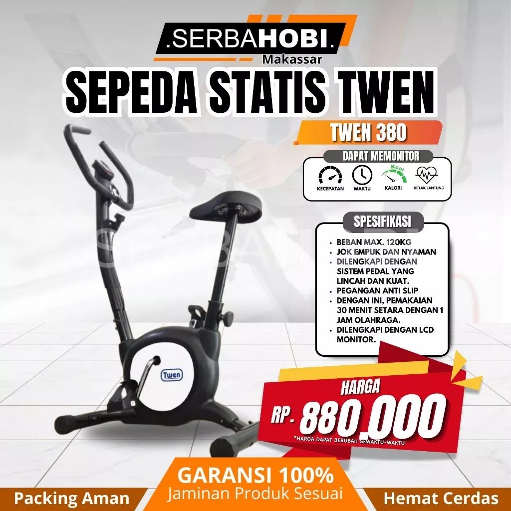 SEPEDA STATIS TWEN BELT BB379 DESAIN SIMPLE