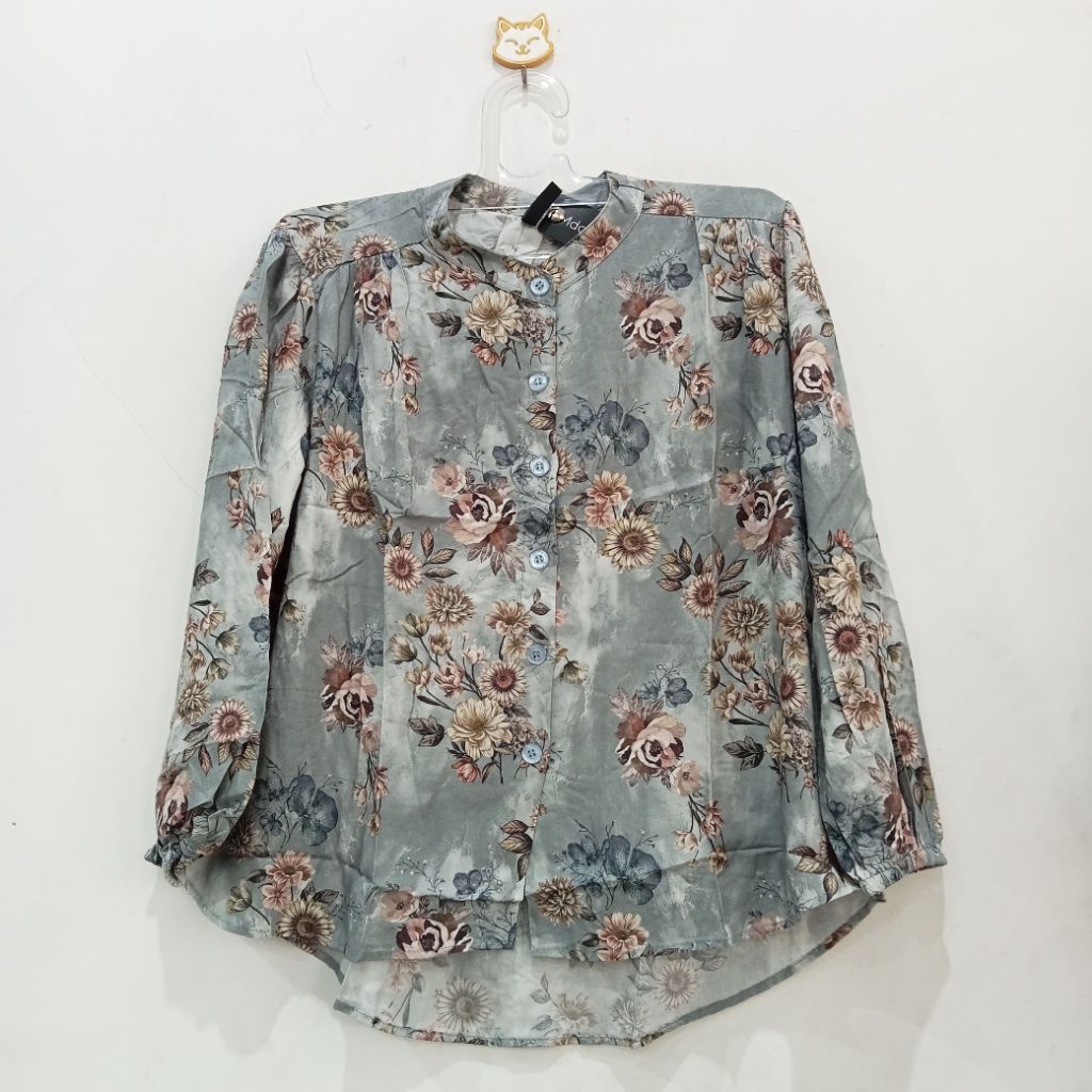 atasan blouse MDO MODELLO motif kembang/motif salur