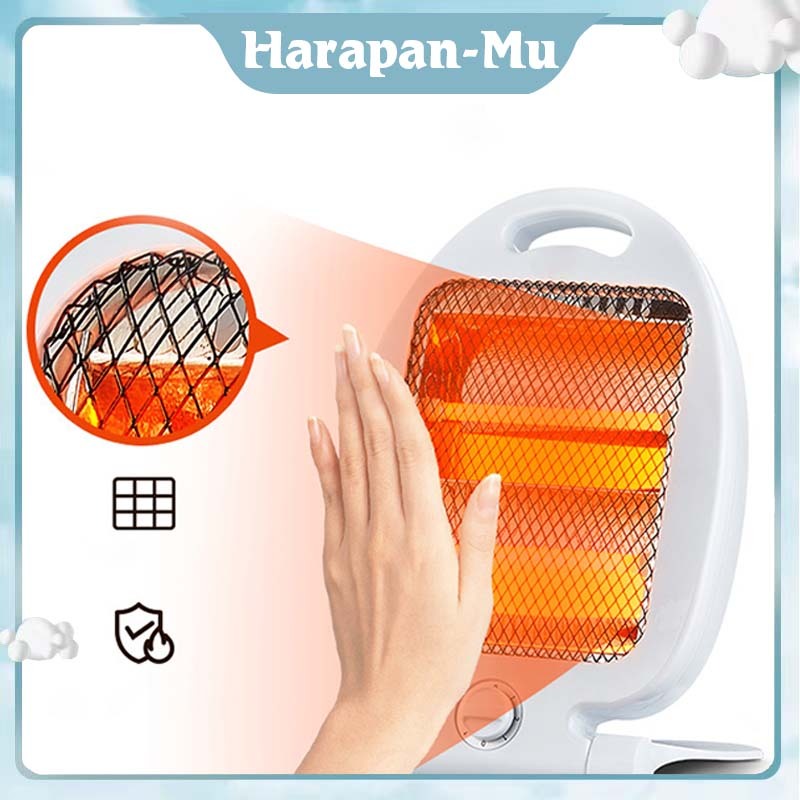 220V Portable Heater Untuk Kantor / Penghangat Elektrik Room Heater Portable / Quartz Heater
