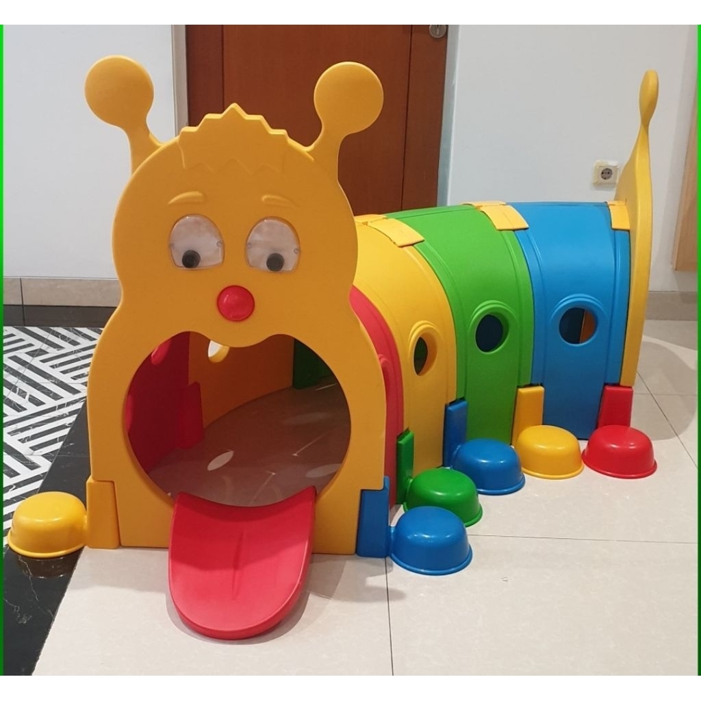 Junior Climb Crawl Tunnel Mainan Terowongan Panjat Panjatan Anak