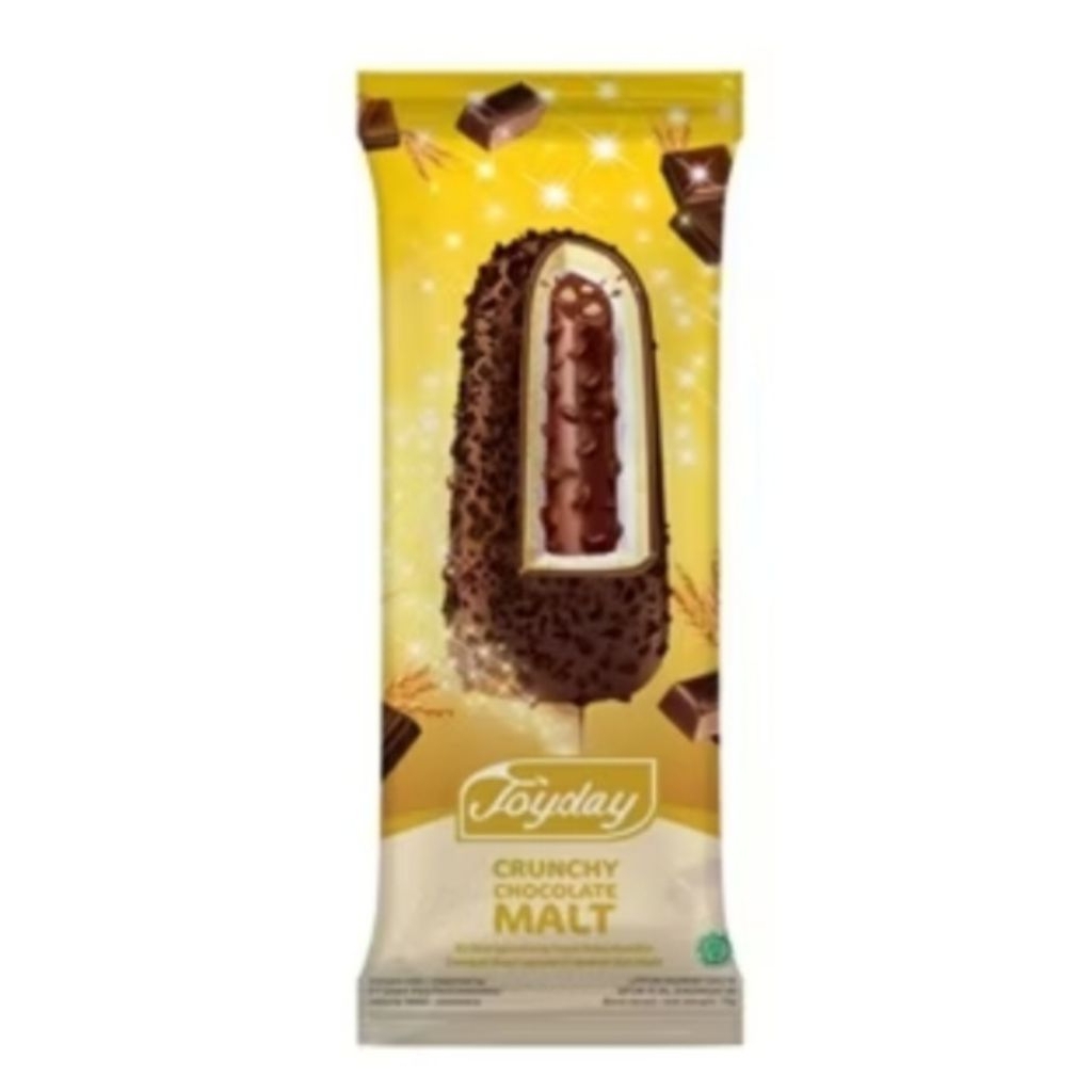Es Krim Joyday Crunchy Chocolate Malt Ice Cream Halal Enak Murah