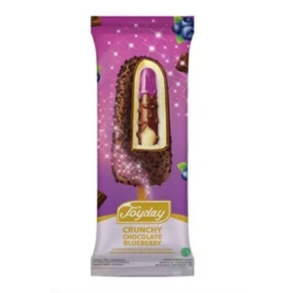 Es Krim Joyday Crunchy Chocolate Blueberry Ice Cream Joyday Halal Enak Murah