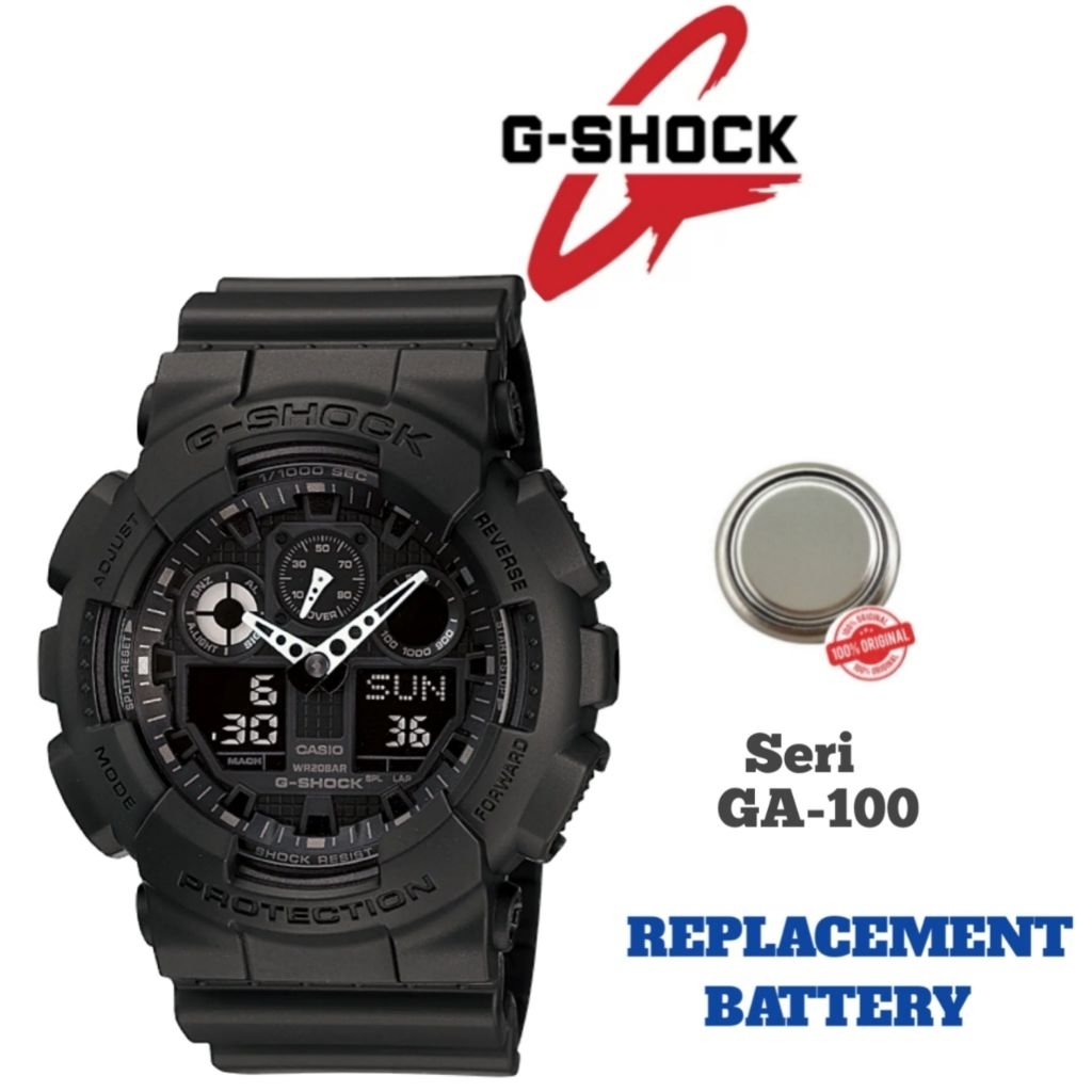 Baterai Original untuk Jam Tangan G-Shock Type GA-100 All Series
