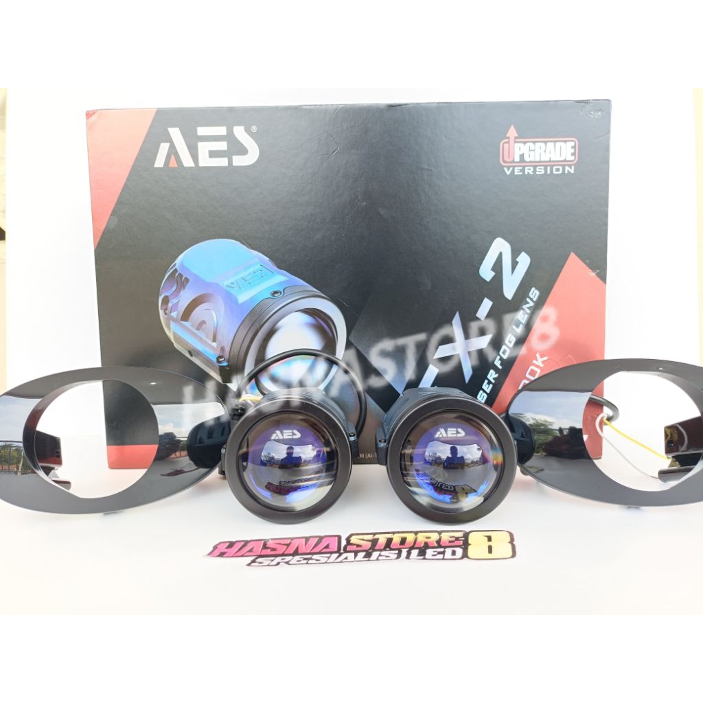 FOG LAMP FX 2 INCH 60W BILED PROJECTOR AES FOGLAMP 2 INCH UNIVERSAL FOGLAMP BRIO MOBILIO JAZZ LAMPU 