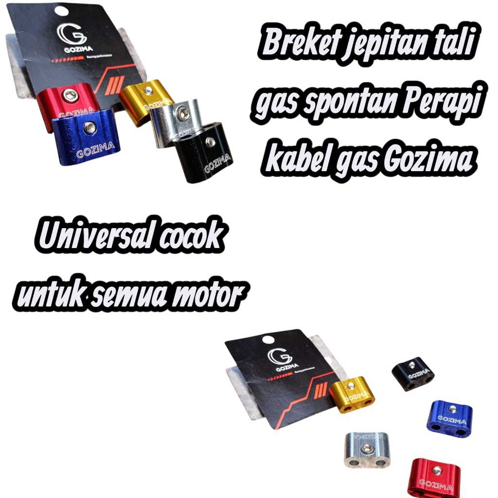 Jepitan kabel gas gembol kabel perapi tali gas spontan motor bahan CNC anti karat