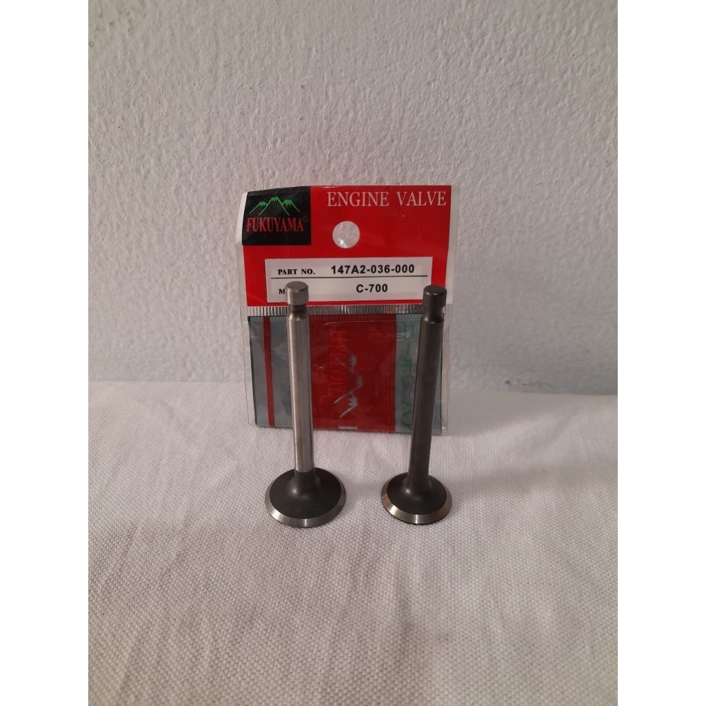 Klep set (api-minyak) Honda C700, C800 [147A2-036-000] merk Fukuyama