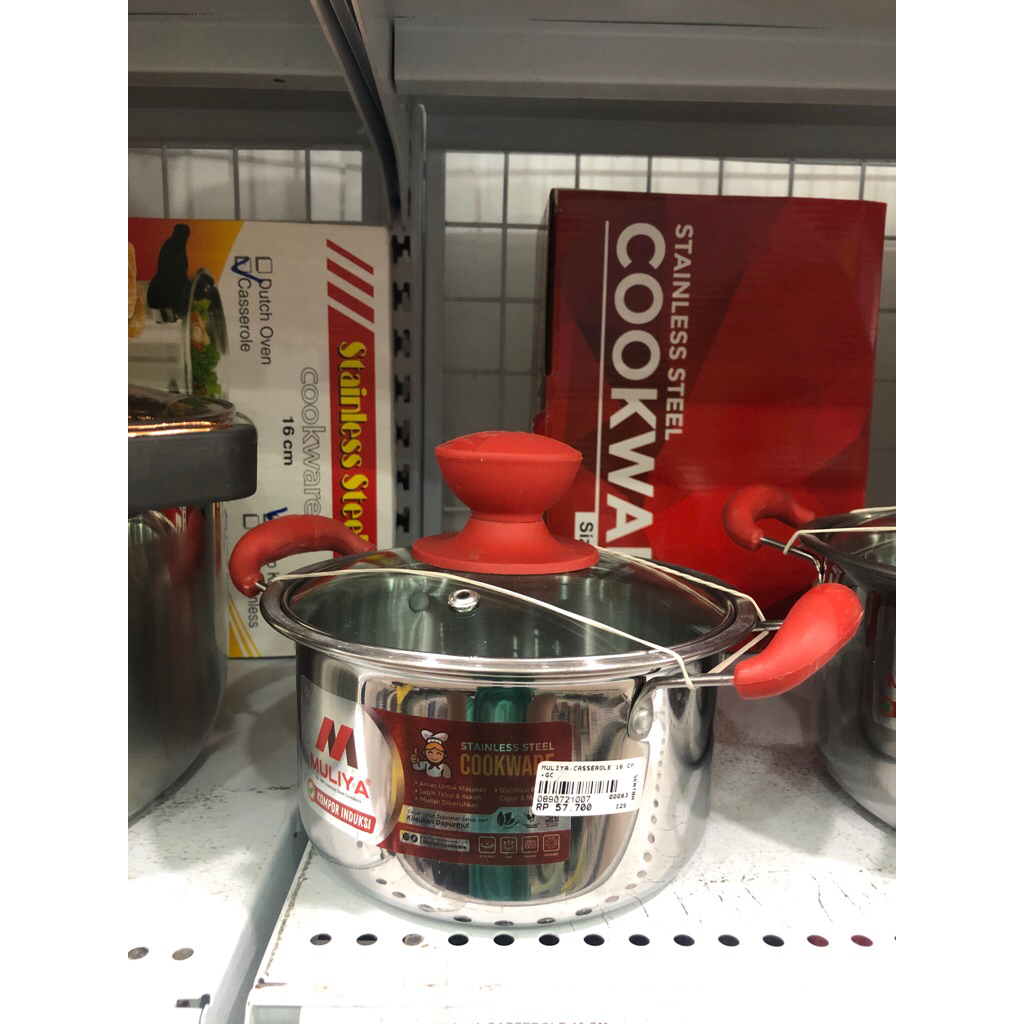 Muliya Stainless Cookware Panci Stainless Steel