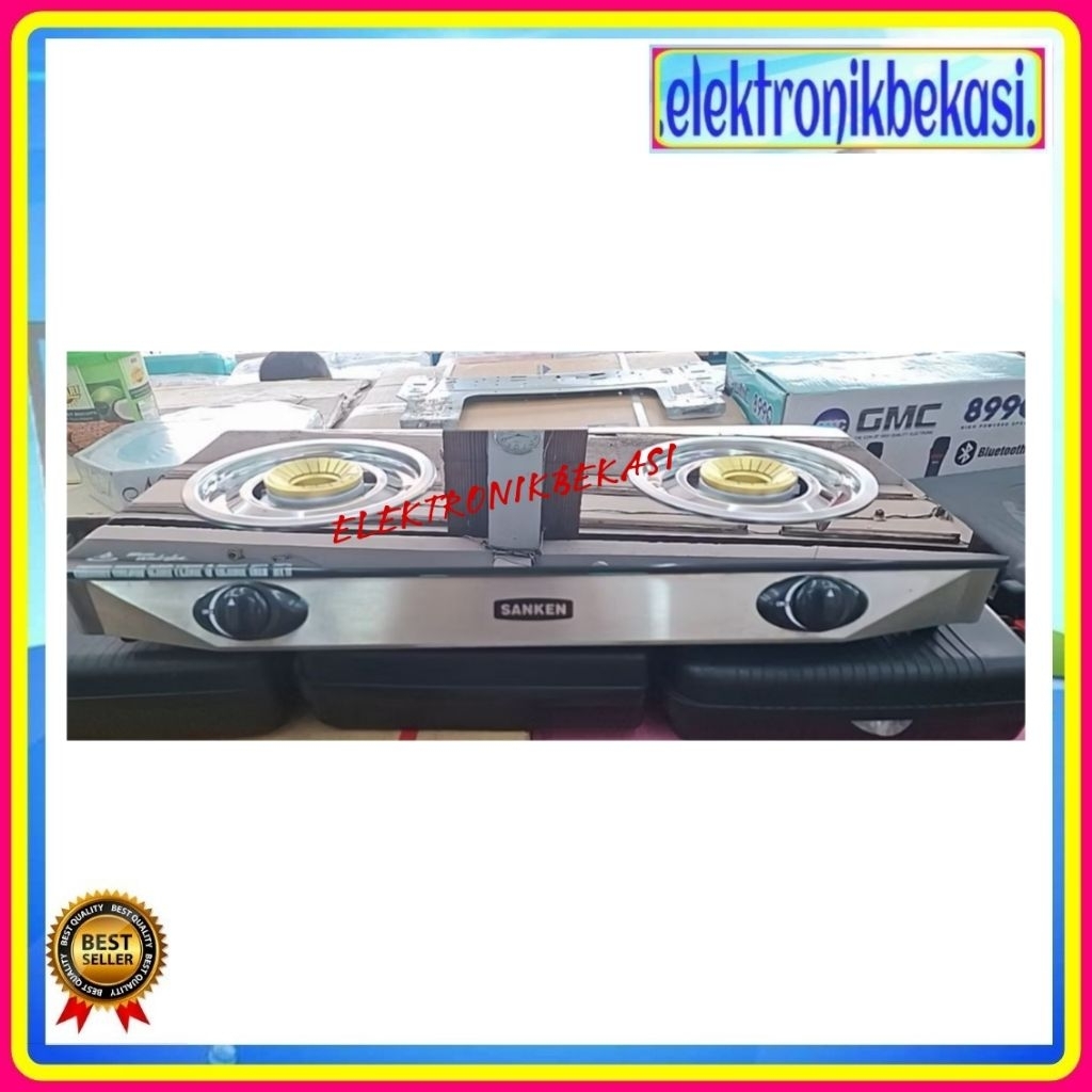 KOMPOR SANKEN GAS SG 369 DX  / SANKEN KOMPOR GAS 2 TUNGKU KACA SG 369 DX2 / SANKEN SG-369DX2