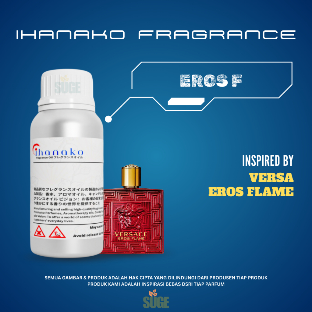 EROS F - EROS FLAME | BIBIT PARFUM MURNI IHANAKO FRAGRANCE JAPAN