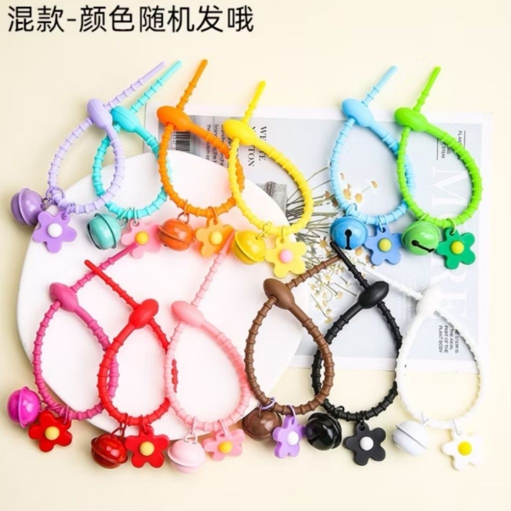 Gantungan Ikat Kabel Lonceng Bunga