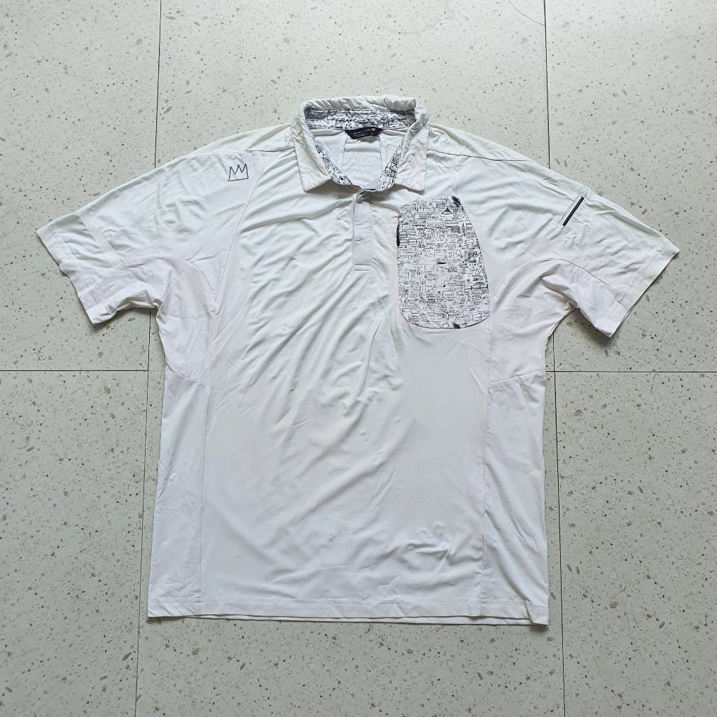 Baju Kaos Polo Jean Michel Basquiat / Size XXL - LD 58 cm / Bekas - Second - Preloved