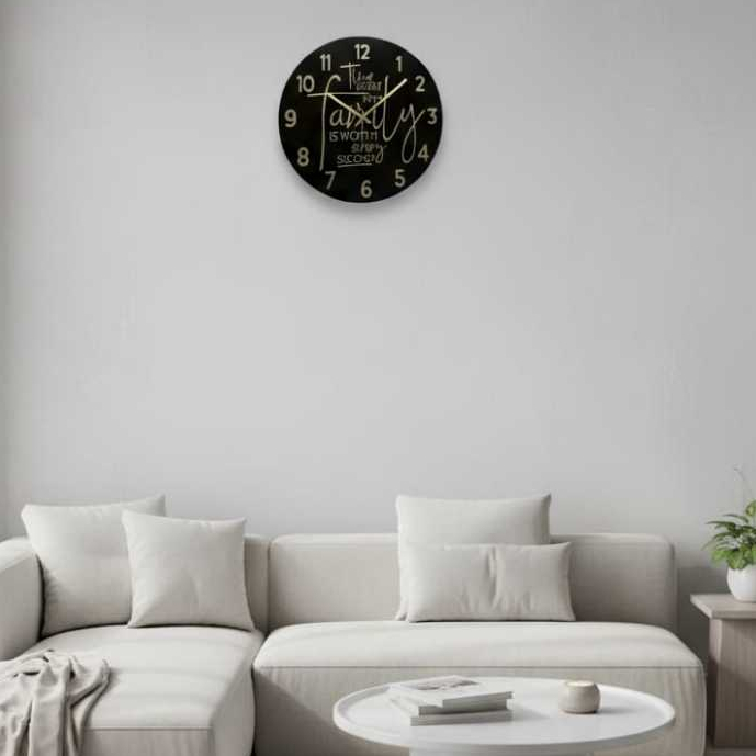 Jam Dinding Family / Quotes Family Acrylic / Jam Dinding Hias Modern