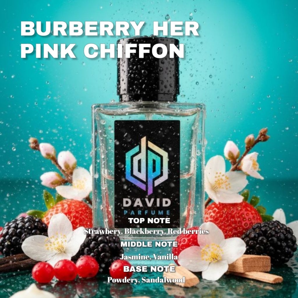 David Parfume Burberry Her x Pink Chiffon