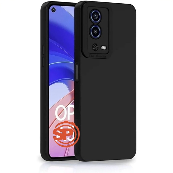 Softcase Macaron Polos For Oppo A55 Case Kamera Protek Warna - Case Oppo A55 - Pelindung Handphone -