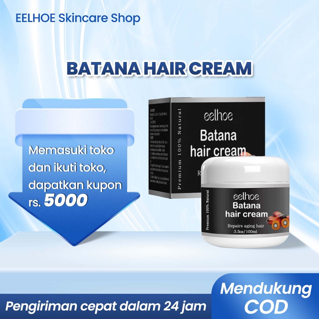Eelhoe Batana Hair Cream Premium 100% Natural  Batana Hair Cream Premium Natural