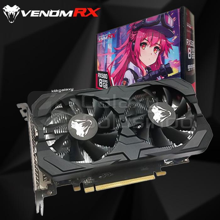 VenomRX Radeon RX 580 8GB GDDR5 - VGA RX580 DDR5 Graphic Card