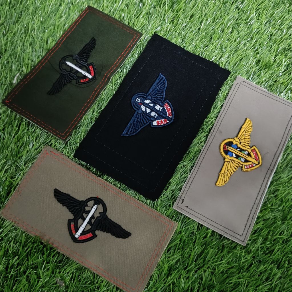 Bet Logo SAR Brimob Bordir Timbul / Brevet SAR Brimob