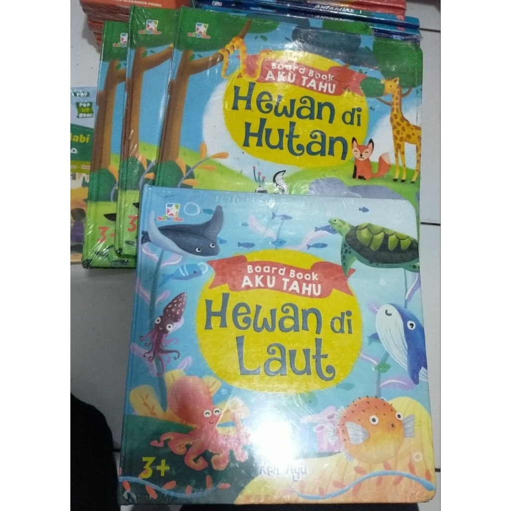 Opredo Board Book Aku Tahu: Hewan di Hutan / Laut **KEN AYU