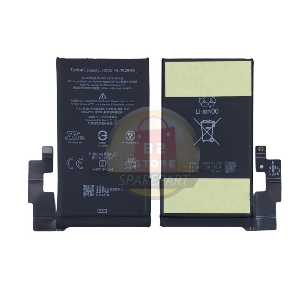 BATERAI GMF5Z COMPATIBLE UNTUK GOOGLE PIXEL 7 PRO (GOPIX 7 PRO) BATTERY ORIGINAL QUALITY