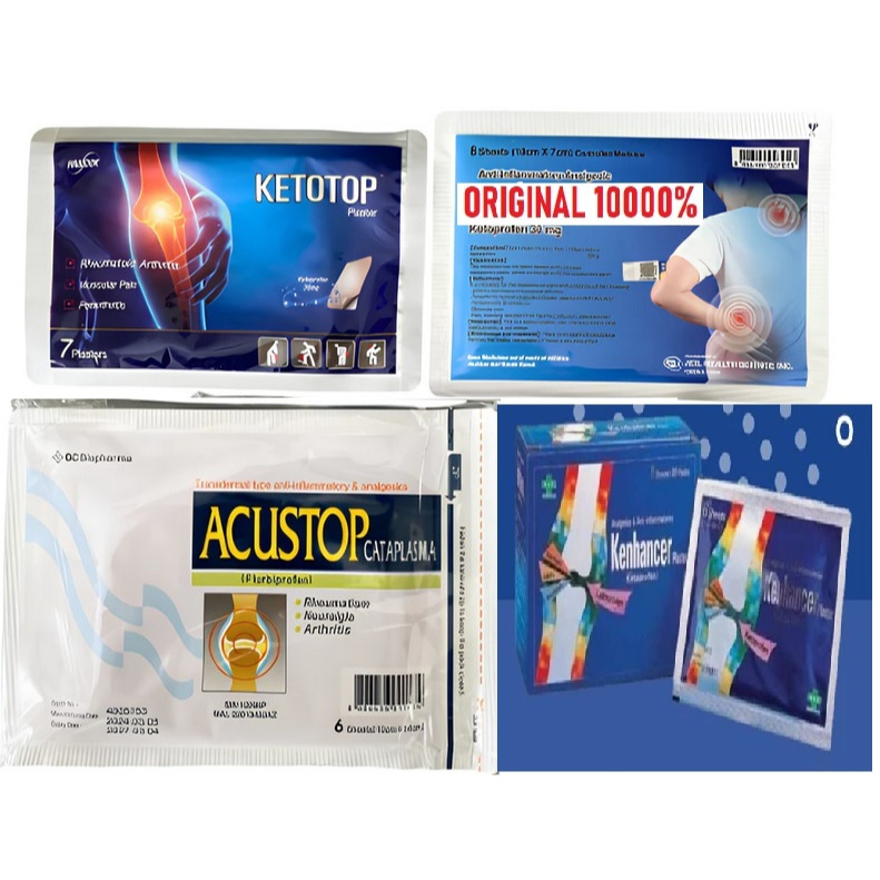 Exp DEC 2027 Koyo Acustop Cataplasma Plaster Ketotop Kefentech Kenhancer Pereda Sakit Nyeri Kaki Bah