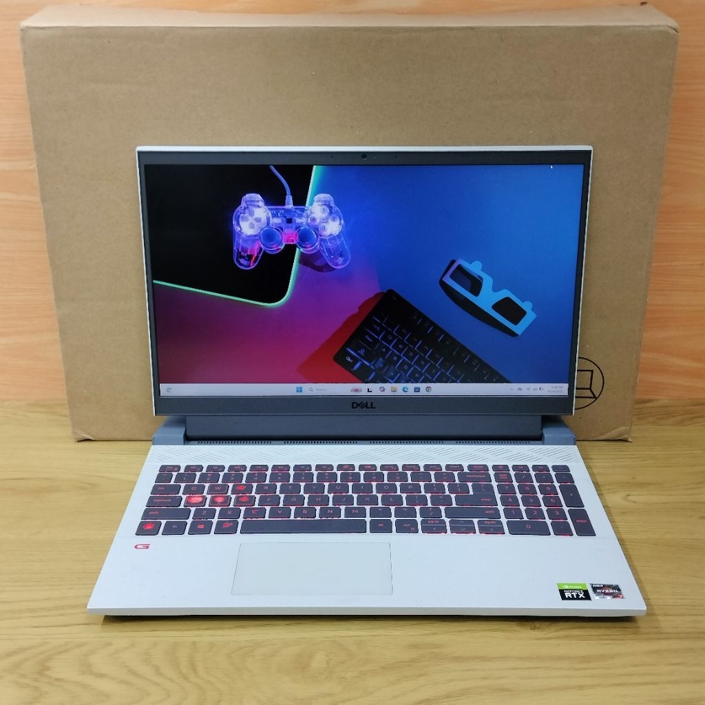 laptop gaming Dell G15 5515 amd ryzen 7-5800H nvidia rtx 3050Ti ram 32Gb/ssd 1tb 15 inch fhd ips bac