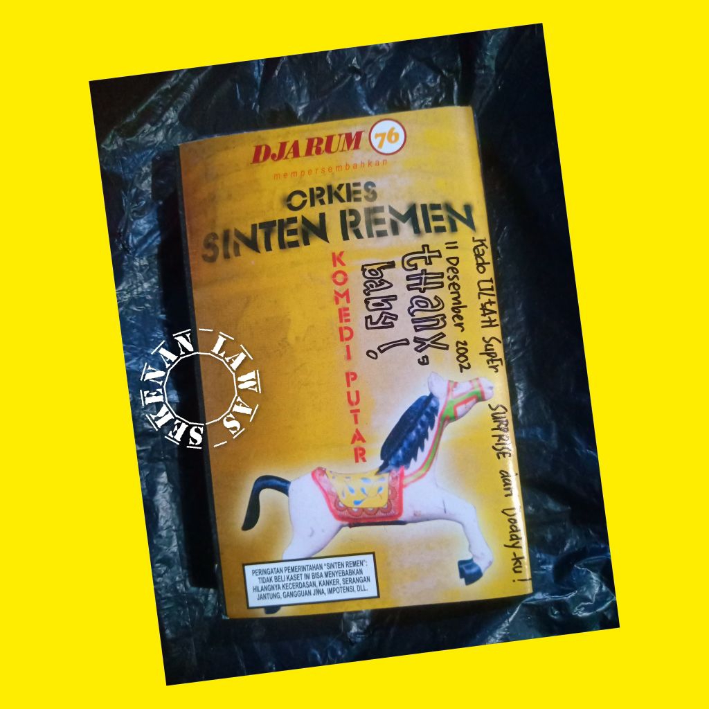 Kaset Orkes Sinten Remen - Komedi Putar (Cover Ada Coretan)