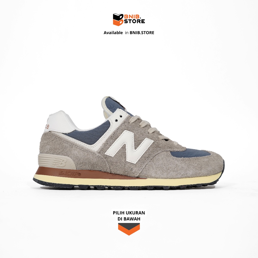 Sneakers Pria NB 574 Arid Stone Sea Salt [U574WGN] Original
