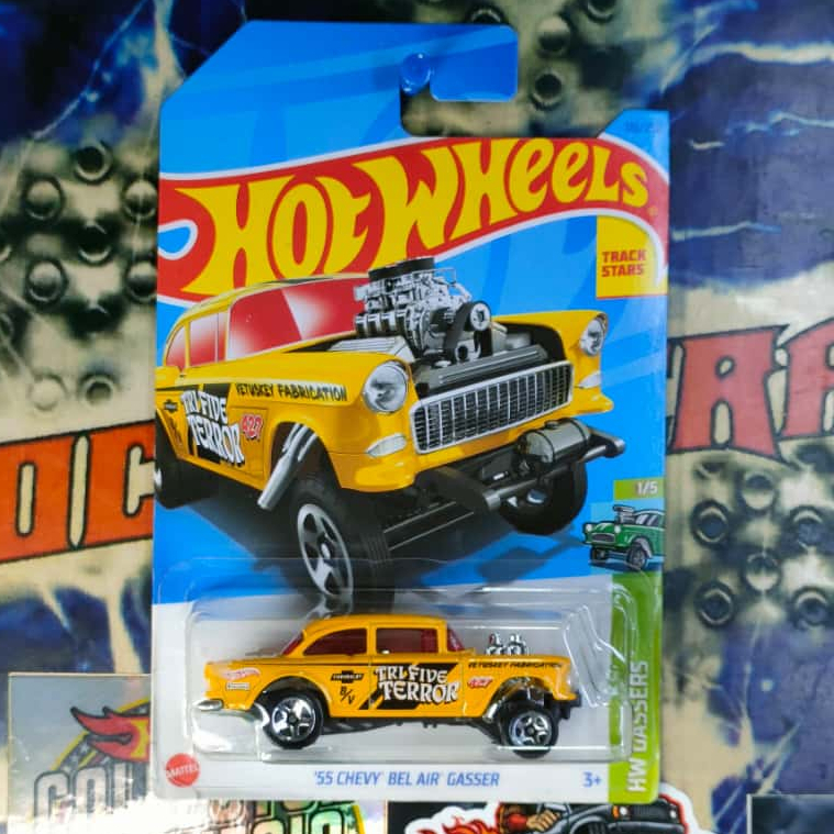 DIECAST HOT WHEELS 55 CHEVY BEL AIR GASSER COLLECTOR