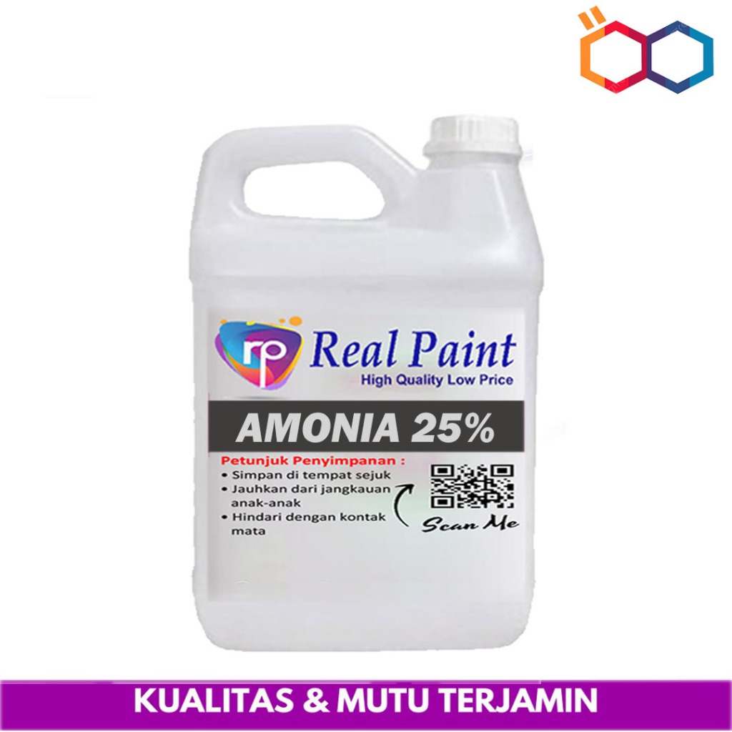 Amonia Cair 25% Amonium Hidroksida NH3 5 Liter